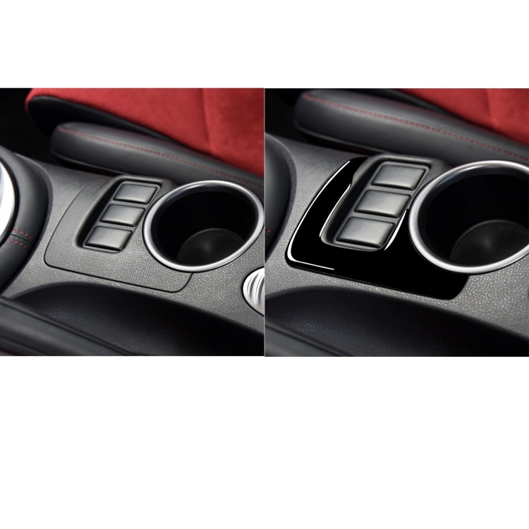 For Nissan 370Z Z34 2009- Car Central Control Heating Button Decorative Sticker, Left and Right Drive Universal (Black) - Car Interior Mouldings by buy2fix | Online Shopping UK | buy2fix