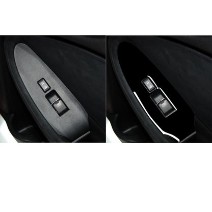 For Nissan 370Z Z34 2009- 2 in 1 Car Window Lift Panel Decorative Sticker, Left Drive (Black) - Car Interior Mouldings by buy2fix | Online Shopping UK | buy2fix