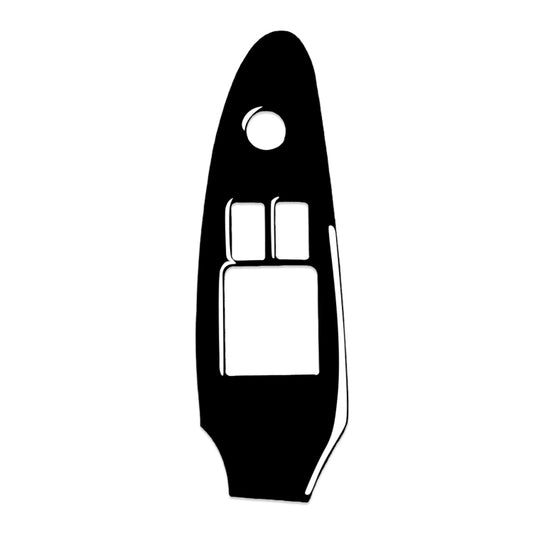 For Nissan 370Z Z34 2009- Car Driver Side Door Lift Panel Decorative Sticker, Right Drive (Black) - Car Interior Mouldings by buy2fix | Online Shopping UK | buy2fix