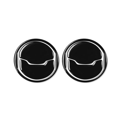 For Ford Mustang 2015-2020 6 in 1 Car Air Outlet Decorative Sticker, Left and Right Drive Universal (Black) - Car Interior Mouldings by buy2fix | Online Shopping UK | buy2fix