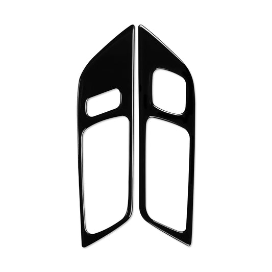 For Ford Mustang 2015-2020 Car Door Handle Panel Decorative Sticker, Right Drive (Black) - Car Interior Mouldings by buy2fix | Online Shopping UK | buy2fix
