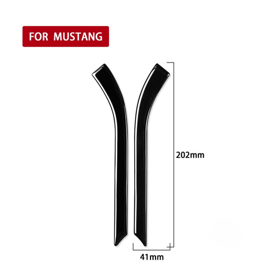 For Ford Mustang 2015-2020 Car Window Lift Side Decorative Sticker, Left and Right Drive Universal (Black) - Car Interior Mouldings by buy2fix | Online Shopping UK | buy2fix