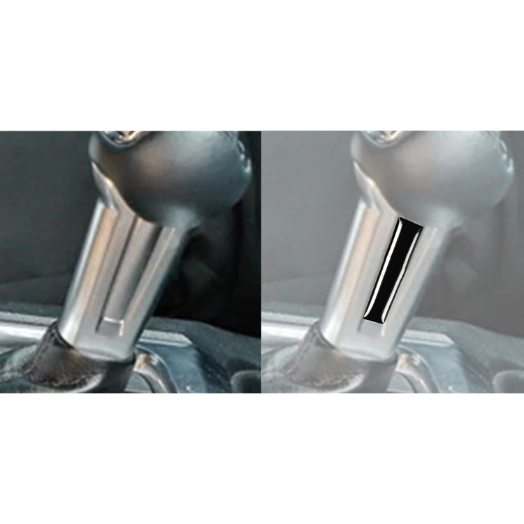 For Ford Mustang 2015-2020 Car Both Sides of Gear Handle Decorative Sticker, Left and Right Drive Universal (Black) - Car Interior Mouldings by buy2fix | Online Shopping UK | buy2fix