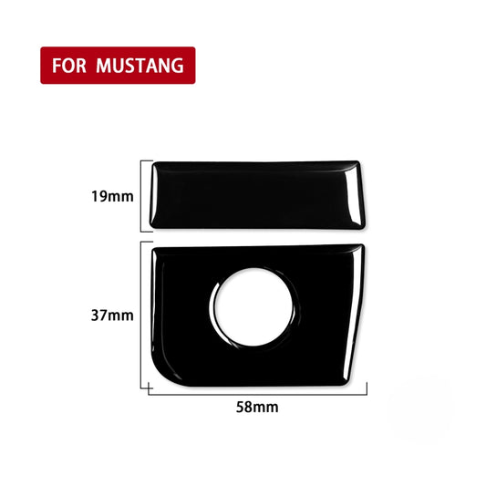 For Ford Mustang 2015-2020 Car Toolbox Decorative Sticker, Right Drive (Black) - Car Interior Mouldings by buy2fix | Online Shopping UK | buy2fix