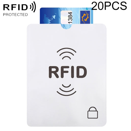 100pcs Aluminum Foil Anti Theft RFID Blocking Sleeve Passport Passbook Protector, Size: 13.5*10.5cm - Antimagnetic RFID Package by buy2fix | Online Shopping UK | buy2fix