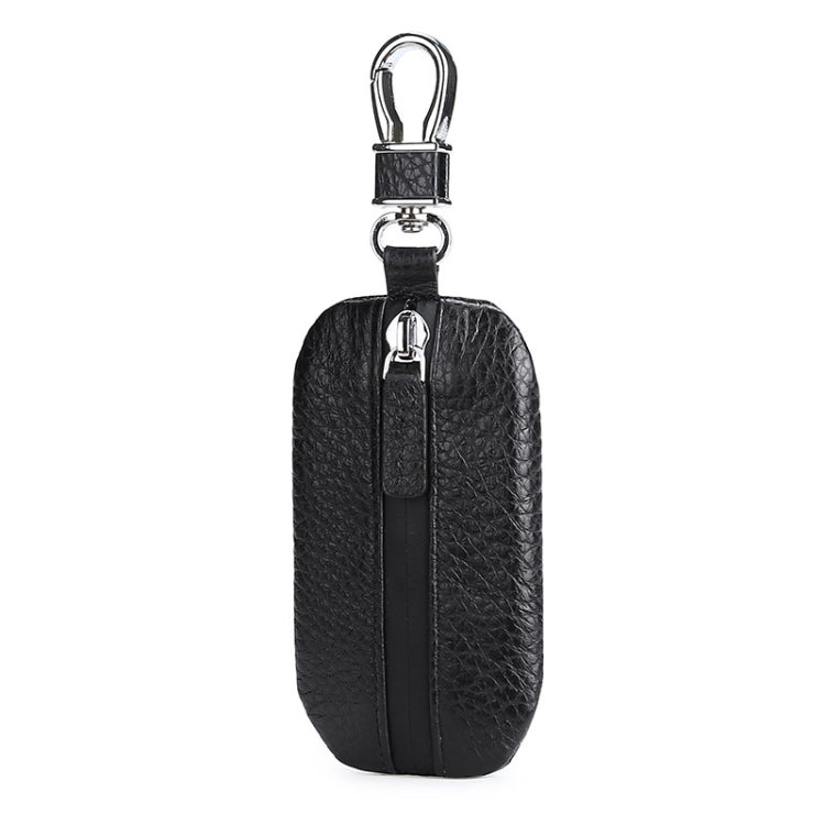 TP-9016 Litchi Texture Waterproof Zipper Car Key Bag (Black) by buy2fix
