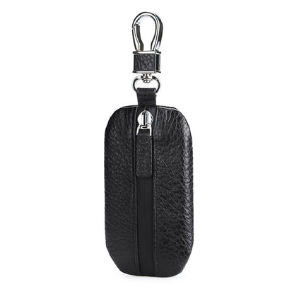 TP-9016 Litchi Texture Waterproof Zipper Car Key Bag (Black) by buy2fix