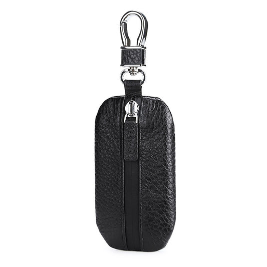 TP-9016 Litchi Texture Waterproof Zipper Car Key Bag (Black) by buy2fix