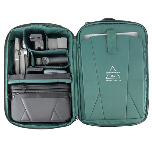 PGYTECH P-CB-020 2 in 1 Waterproof  Shockproof Outdoor Dual Shoulders Backpack + Single Shoulder Bag (Black) - Backpack by PGYTECH | Online Shopping UK | buy2fix