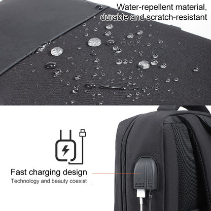 cxs-611 Multifunctional Oxford Laptop Bag Backpack(Dark Gray) - Backpack by buy2fix | Online Shopping UK | buy2fix