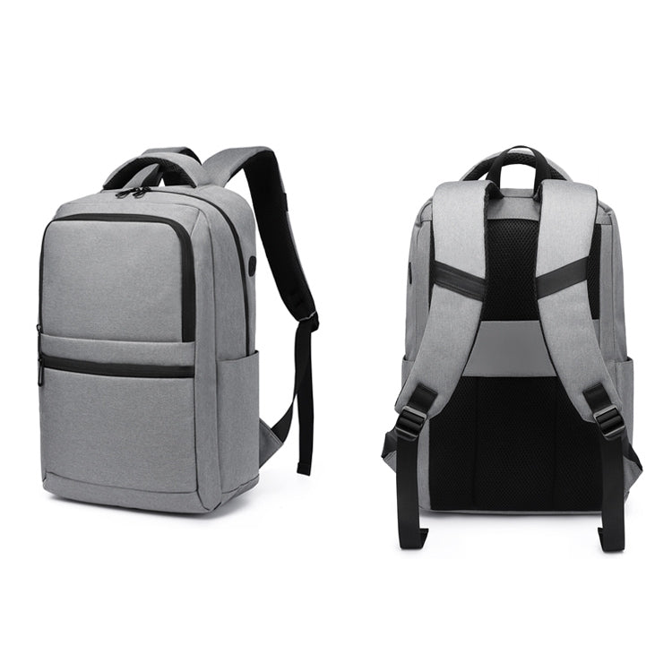 cxs-619 Multifunctional Oxford Laptop Bag Backpack (Light Grey) by buy2fix