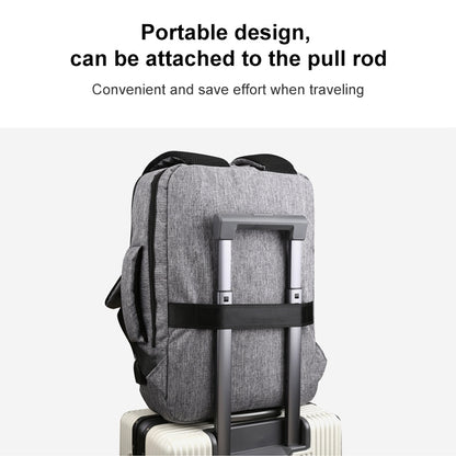 cxs-620 Multifunctional Oxford Laptop Bag Backpack (Light Grey) - Backpack by buy2fix | Online Shopping UK | buy2fix