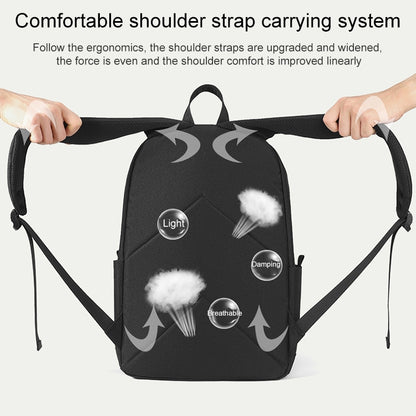 cxs-7301 Multifunctional Oxford Laptop Bag Backpack (Black) by buy2fix