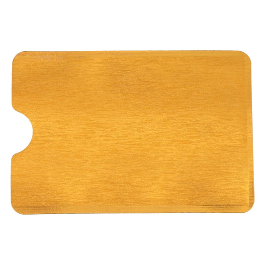 100 PCS Aluminum Foil Anti Theft RFID Blocking Sleeve Card Protector, Size: 9.1*6.3cm (Gold) - Antimagnetic RFID Package by buy2fix | Online Shopping UK | buy2fix