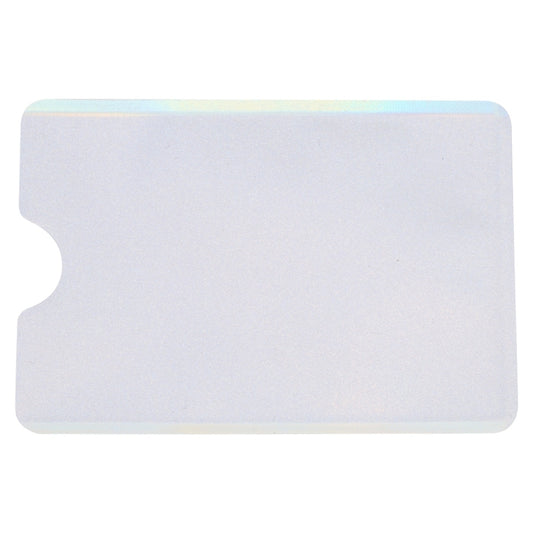 100 PCS Aluminum Foil Anti Theft RFID Blocking Sleeve Card Protector, Size: 9.1*6.3cm (Silver) - Antimagnetic RFID Package by buy2fix | Online Shopping UK | buy2fix