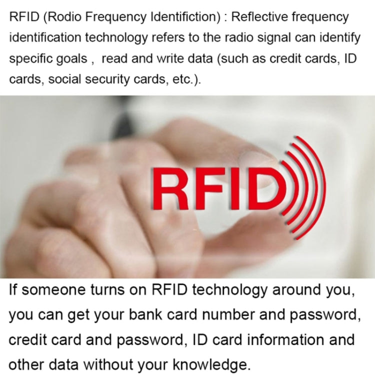 10 PCS Aluminum Foil RFID Blocking Credit Card ID Bank Card Case Card Holder Cover, Size: 9.1*6.3cm - Antimagnetic RFID Package by buy2fix | Online Shopping UK | buy2fix