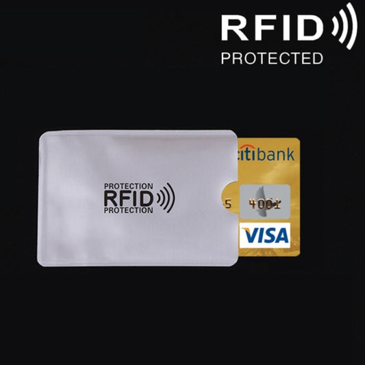 Aluminum Foil RFID Blocking Credit Card ID Bank Card Case Card Holder Cover, Size: 9.1*6.3cm - Antimagnetic RFID Package by buy2fix | Online Shopping UK | buy2fix