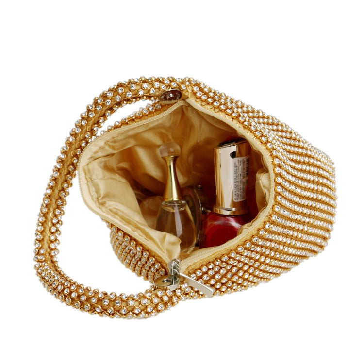 Women Fashion Banquet Party Diamond Handbag(Gold) - Handbags by buy2fix | Online Shopping UK | buy2fix
