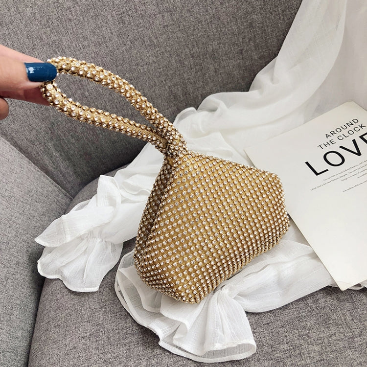 Women Fashion Banquet Party Diamond Handbag(Gold) - Handbags by buy2fix | Online Shopping UK | buy2fix