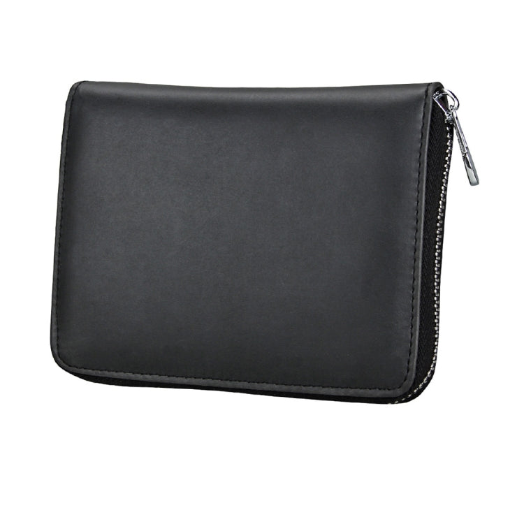 Antimagnetic RFID Multi-functional Genuine Leather Card Package(Black) - Antimagnetic RFID Package by buy2fix | Online Shopping UK | buy2fix