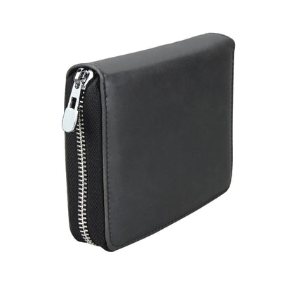 Antimagnetic RFID Multi-functional Genuine Leather Card Package(Black) - Antimagnetic RFID Package by buy2fix | Online Shopping UK | buy2fix