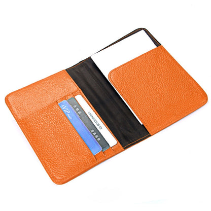 Litchi Texture Multifunctional Genuine Leather Passport Package for travel(Brown) - Wallets by buy2fix | Online Shopping UK | buy2fix