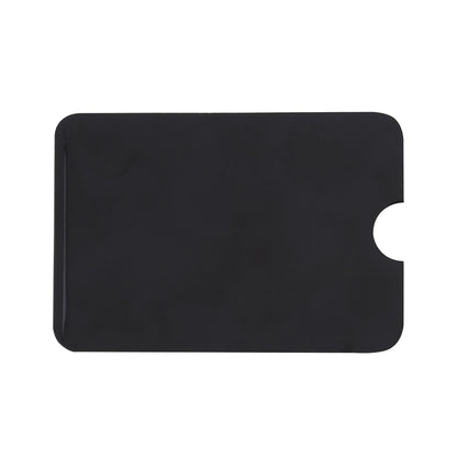 100pcs Aluminum Foil RFID Blocking Credit Card ID Bank Card Case Card Holder Cover, Size: 9 x 6.3cm (Black) - Antimagnetic RFID Package by buy2fix | Online Shopping UK | buy2fix