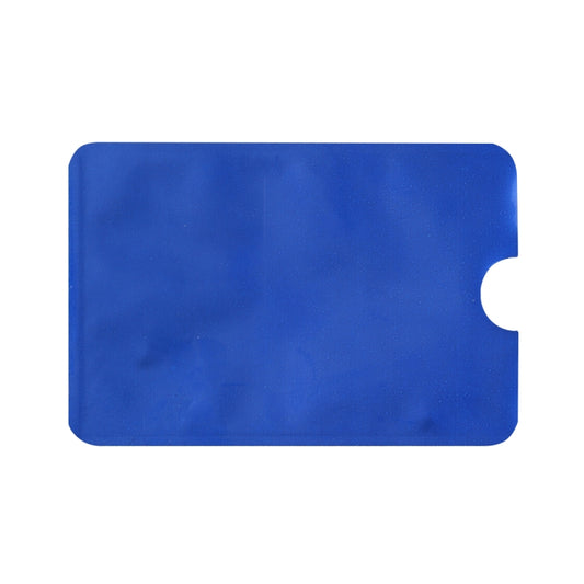 100pcs Aluminum Foil RFID Blocking Credit Card ID Bank Card Case Card Holder Cover, Size: 9 x 6.3cm (Blue) - Antimagnetic RFID Package by buy2fix | Online Shopping UK | buy2fix