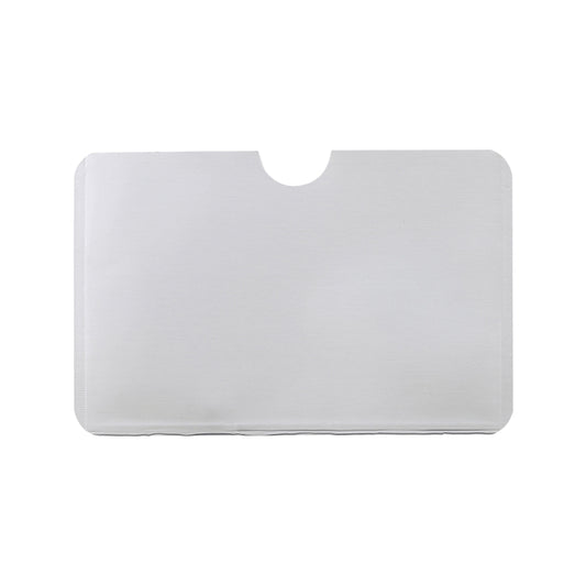 100 PCS Aluminum Foil RFID Blocking Credit Card ID Bank Card Case Card Holder Cover, Size: 9.3 x 6cm (Silver) - Antimagnetic RFID Package by buy2fix | Online Shopping UK | buy2fix