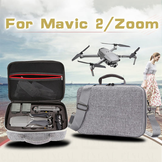 Shockproof Waterproof Portable Case for DJI Mavic 2 Pro / Zoom and Accessories, Size: 29cm x 19.5cm x 12.5cm(Grey) - Backpacks & Bags by buy2fix | Online Shopping UK | buy2fix