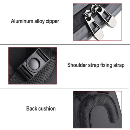 Waterproof Backpack Shoulders Turtle Hard Case Storage Box Outdoor Travel Bag for DJI FPV(Dark Gray) - Case & Bags by buy2fix | Online Shopping UK | buy2fix