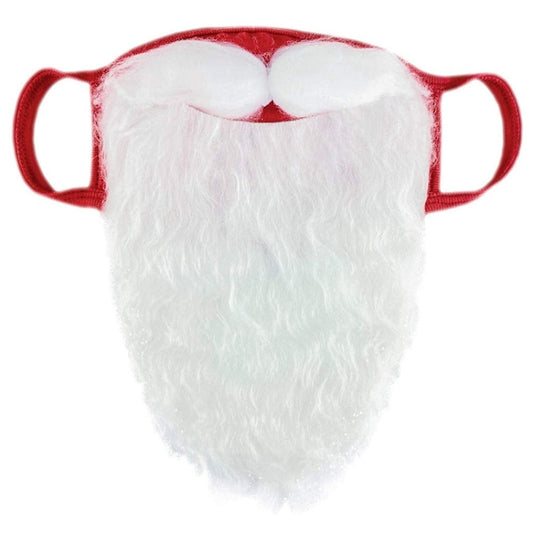 Santa Claus Beard Dustproof Cotton Mask Christmas Funny Dress Up Ornaments - Christmas Wearable Decoration by buy2fix | Online Shopping UK | buy2fix