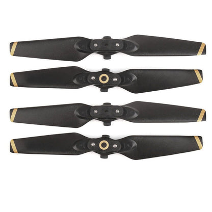 2 Pairs 4730F Foldable Quick-Release CW / CCW Propellers for DJI Spark(Gold) by buy2fix