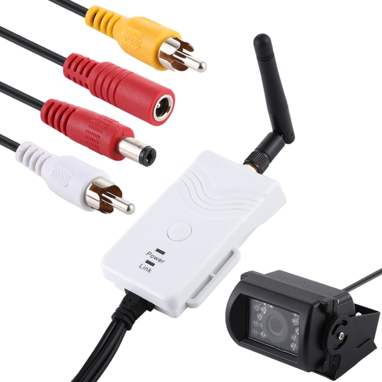 903S WiFi HD Video Transmitter for Car, with Bus Rear View Surveillance Camera(White) by buy2fix