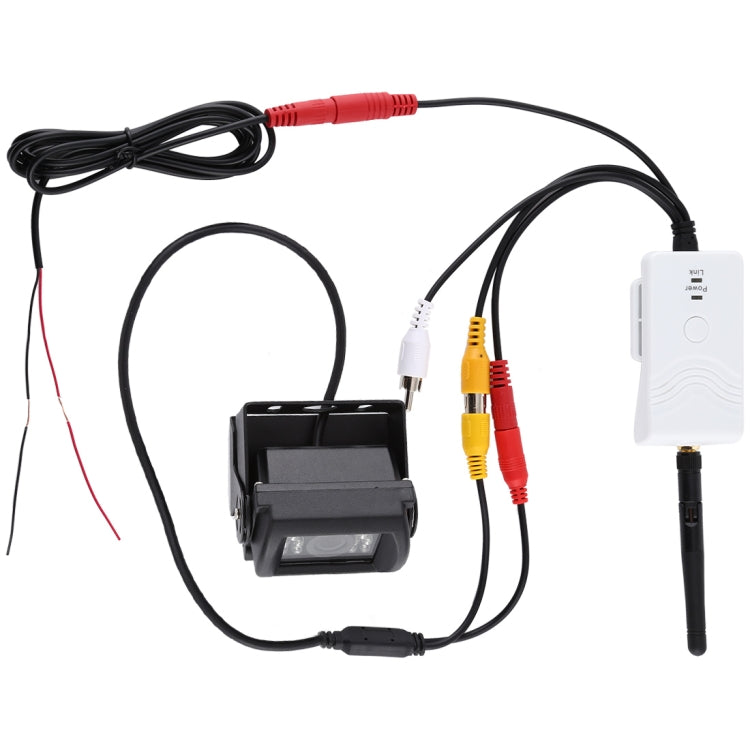 903S WiFi HD Video Transmitter for Car, with Bus Rear View Surveillance Camera(White) by buy2fix