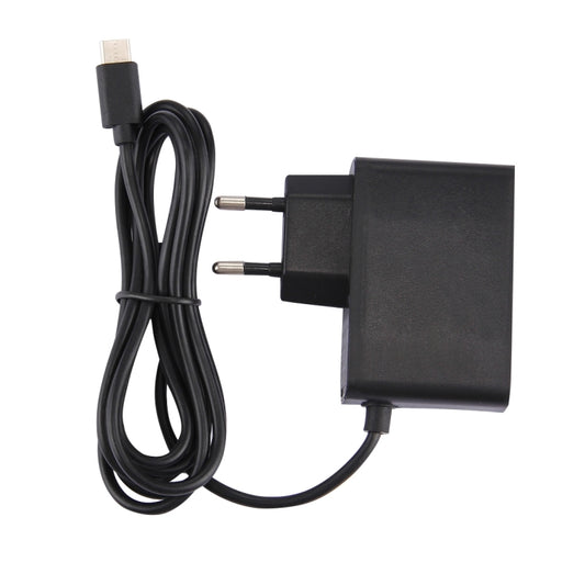 For Nintendo Switch NS Game Console Wall Adapter Charger Charger Adapter Charging Power, DC 5V, Cable Length: 1.5m, EU Plug(Black) - Charger & Power by buy2fix | Online Shopping UK | buy2fix
