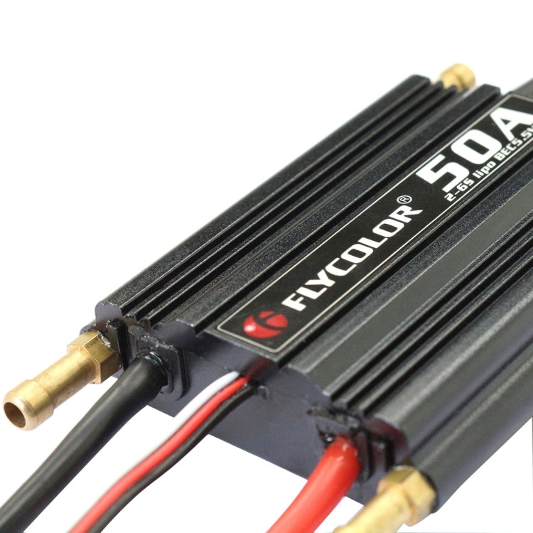 Flycolor Flymoster Series 50A 2-6S Waterproof Electronic Speed Controller for RC Boat by buy2fix