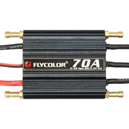 Flycolor Flymoster Series 70A 2-6S Waterproof Electronic Speed Controller for RC Boat by buy2fix