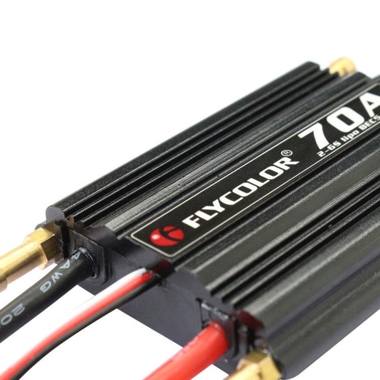 Flycolor Flymoster Series 70A 2-6S Waterproof Electronic Speed Controller for RC Boat by buy2fix