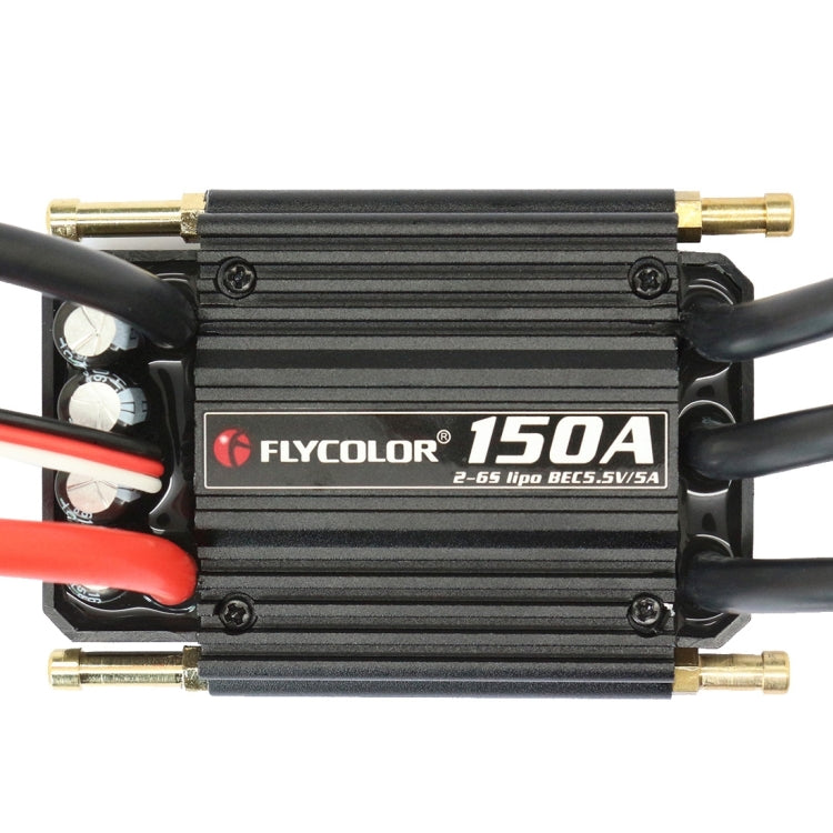 Flycolor Flymoster Series 150A 2-6S Waterproof Electronic Speed Controller for RC Boat by buy2fix