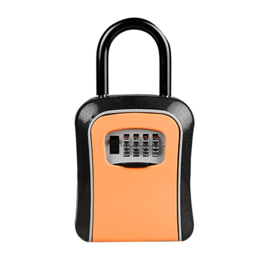 Car Password Lock Storage Box Security Box Hook Installation-free Safety Box(Orange) - Safety Box by buy2fix | Online Shopping UK | buy2fix