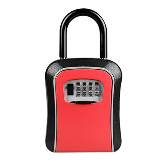 Car Password Lock Storage Box Security Box Hook Installation-free Safety Box(Red) - Safety Box by buy2fix | Online Shopping UK | buy2fix