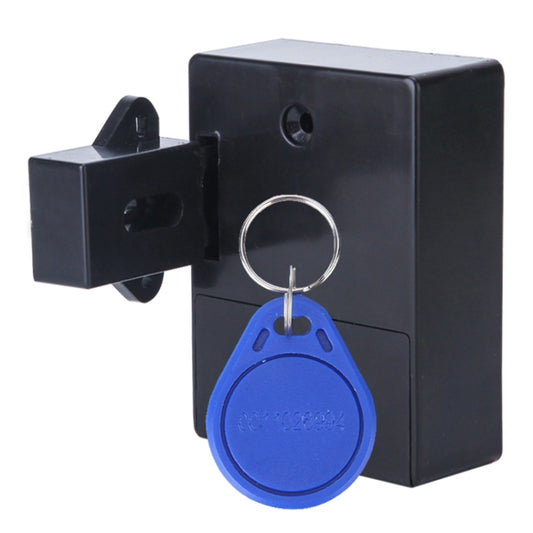 T3 ABS Magnetic Card Induction Lock Invisible Single Open Cabinet Door Lock (Black) - Padlocks by buy2fix | Online Shopping UK | buy2fix