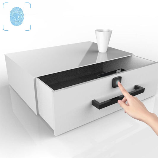 T4 Micro USB Charging Drawer Cabinet Door ABS Smart Fingerprint Lock - Door Locks & Cabinet Locks by buy2fix | Online Shopping UK | buy2fix