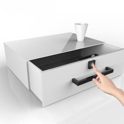 T4 Micro USB Charging Drawer Cabinet Door ABS Smart Fingerprint Lock - Door Locks & Cabinet Locks by buy2fix | Online Shopping UK | buy2fix