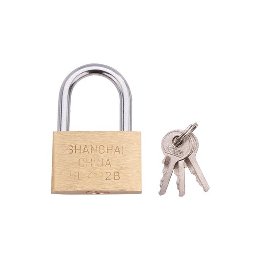 Copper Padlock Small Lock, Style: Short Lock Beam, 25mm Not Open - Padlocks by buy2fix | Online Shopping UK | buy2fix