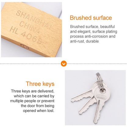 Copper Padlock Small Lock, Style: Short Lock Beam, 25mm Not Open - Padlocks by buy2fix | Online Shopping UK | buy2fix
