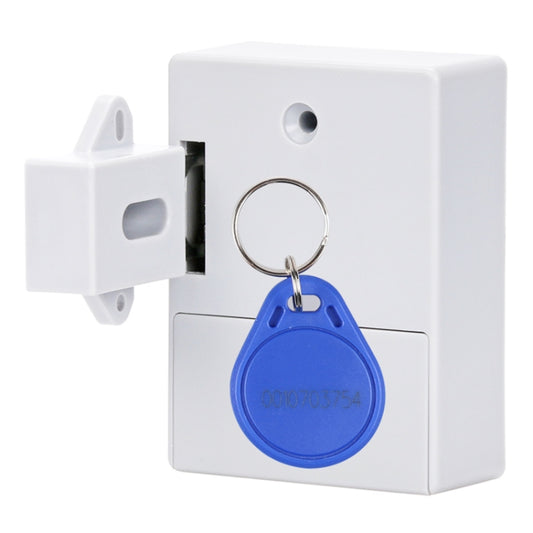 T3 ABS Magnetic Card Induction Lock Invisible Bilateral Open Cabinet Door Lock (White) - Padlocks by buy2fix | Online Shopping UK | buy2fix