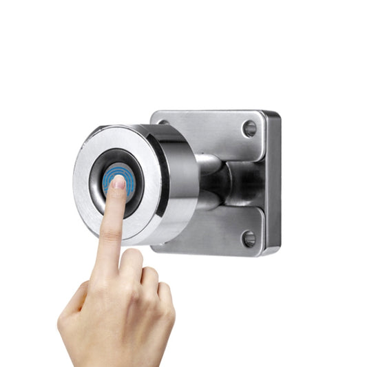 T21F Micro USB Charging Zinc Alloy Smart Single Open Fingerprint Drawer Lock File Cabinet Lock - Door Locks & Cabinet Locks by buy2fix | Online Shopping UK | buy2fix