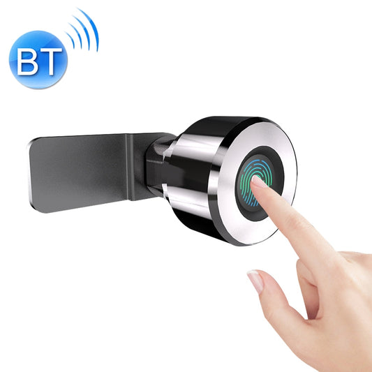 T22FB Micro USB Charging Zinc Alloy Smart Fingerprint + Bluetooth Drawer Bilateral Open Lock File Cabinet Lock - Door Locks & Cabinet Locks by buy2fix | Online Shopping UK | buy2fix